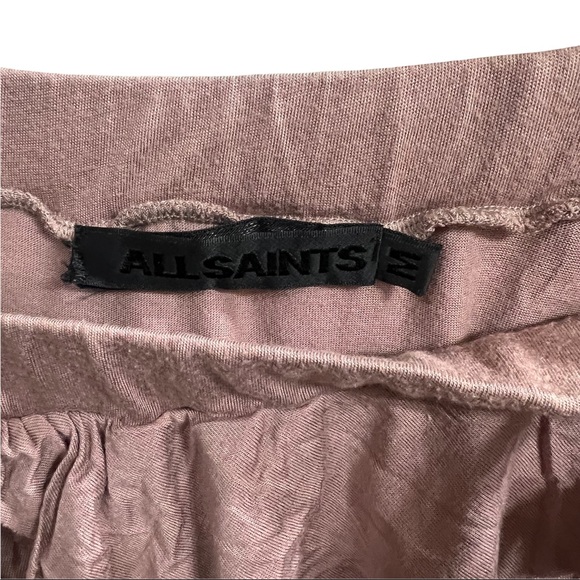 All Saints | rose pink skirt size medium - Picture 2 of 6